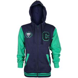 Толстовка JINX The Witcher 3 - Cat School Pride Zip-up Hoodie Navy/Green, L рейтинг