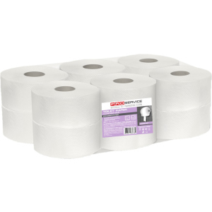 Туалетний папір для диспенсерів PRO service Comfort 2-шаровий 120 м 12 рулонів (32760643) краща модель в Житомирі