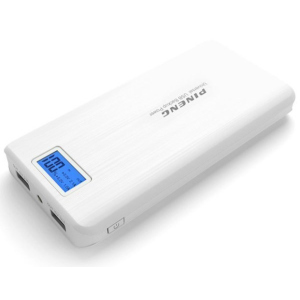 Портативная Универсальная батарея Power Bank PINENG PN999 20000 mAh Белый лучшая модель в Житомире