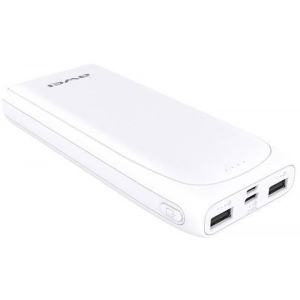 Портативна батарея 20000 mAh, AWEI P66K Power Bank 20000 mAh Li-Polimer White