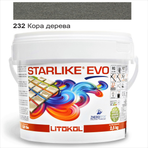 купить Эпоксидная затирка Litokol Starlike EVO 232 Кора дерева 2,5кг