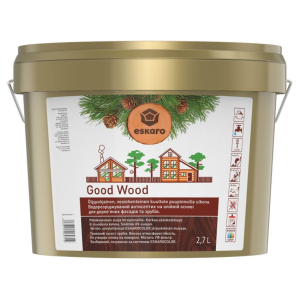 Морилка для дерева Eskaro Good Wood 2.7 л прозорий; тонування в Житомирі