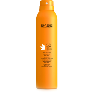 Солнцезащитный спрей BABE Laboratorios Водостойкий прозрачный SPF 50+ (8437011329943) ТОП в Житомире