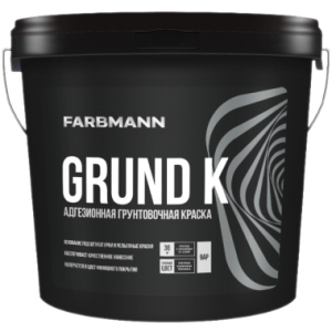 Адгезійна фарба для ґрунту FARBMANN Grund K 4.5 л Біла (4823046206412) краща модель в Житомирі