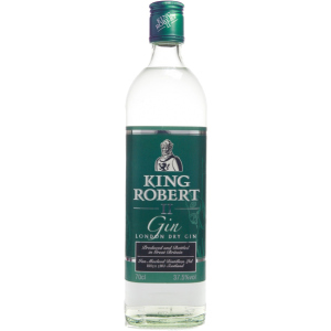 Джин King Robert II Distilled London Dry Gin 0,7 л 37,5% (5010852001976) краща модель в Житомирі