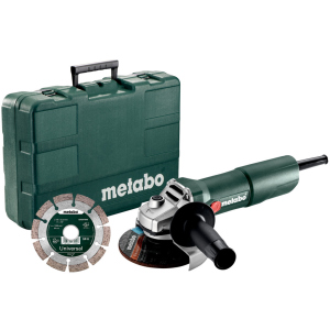 Угловая шлифмашина Metabo W 750-125 SET КШМ 750 Вт, 125 мм + диск (603605510) в Житомире