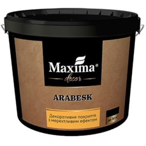 Декоративне покриття Maxima з мерехтливим ефектом "Arabesk" 5 кг (4820024427012) краща модель в Житомирі