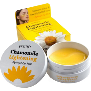 Гідрогелеві патчі для очей Petitfee Chamomile Lightening Hydrogel Eye Mask Ромашка 60 шт (8809508850412)