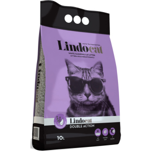 Наполнитель для кошачьего туалета Lindocat Double Action Бентонитовый комкующий 8.5 кг (10 л) (8006455001205)