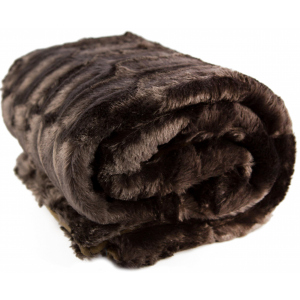 Плед LIFETIME Furry blanket Коричневий 120x150 см (871125227910-1 brown) краща модель в Житомирі