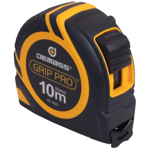 Рулетка измерительная Demass Grip Pro 10 м (RR 10025) в Житомире