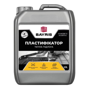 Пластификатор теплый пол Bayris добавка в бетон 10л в Житомире