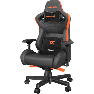 Кресло игровое Anda Seat Fnatic Edition Black/Orange Size XL (AD12XL-FNC-PV/F) ТОП в Житомире