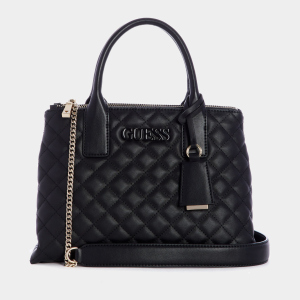 Сумка женская Guess Elliana Satchel 562 Черная (H2000029600005) лучшая модель в Житомире