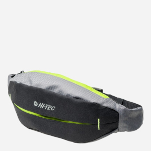 Чоловіча поясна сумка Hi-Tec Bellybag Black/Lime Punch (5902786015054) в Житомирі