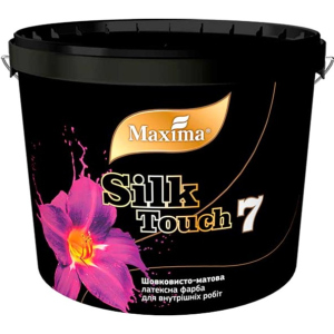 Шовковисто-матова латексна фарба "Silk Touch 7" Maxima 3.5 кг (4823083307868) краща модель в Житомирі