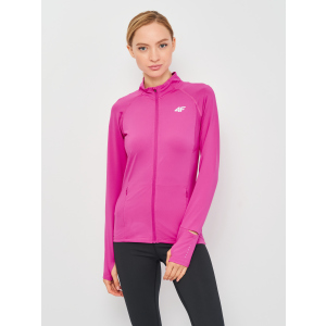 Спортивна кофта 4F H4L21-BLDF010-55S M Hot Pink (5902818575914) краща модель в Житомирі