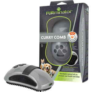 Резиновая расческа-щетка для собак и котов FURminator 12.5 х 6.5 х 4 см (8117940144694) ТОП в Житомире