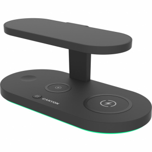 хороша модель Зарядний пристрій CANYON 5in1 Wireless charger with UV sterilizer (CNS-WCS501B)