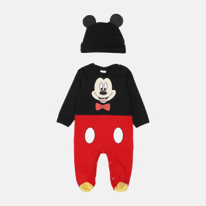 Чоловічок + шапочка Disney Mickey Mouse MC10455 68-74 см Чорно-червоний (8691109774507) ТОП в Житомирі