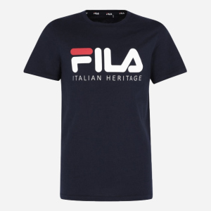 Футболка FILA 108470-Z3 158-164 см Сапфірова (4670036607175) краща модель в Житомирі