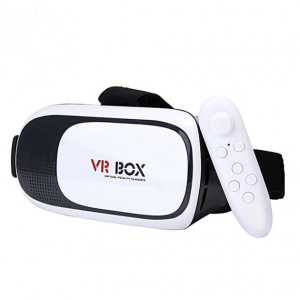 Сучасні окуляри віртуальної реальності під телефоном з пультом VR BOX 2.0