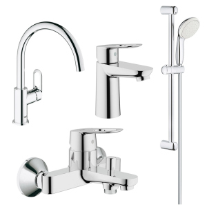 Набор смесителей Grohe BauLoop S-Size 123225K лучшая модель в Житомире