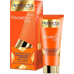 Маска для лица и шеи Perfecta Fenomen C 20% Booster Mask 60 мл (5900525044327) ТОП в Житомире