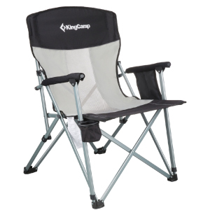 Стул KingCamp Hard Arm Chair Черный (KC3825 BLACK/MEDIUMGREY) ТОП в Житомире