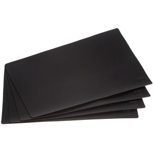 Набір шкіряних підкладок Mindo на стіл 30х45 см 4 шт. Чорних (md-k3-9231)