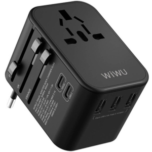 купить Универсальное зарядное устройство WIWU UA303 Universal Travel Adapter - Black