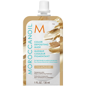 Маска з ефектом кольору MoroccanOil Color Depositing Mask колір Champagne 30 мл (7290113140608) ТОП в Житомирі