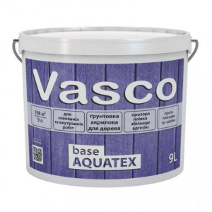 Грунтовка Vasco base AQUATEX ( Васко бейс АКВАТЕКС ) 2.7 л акриловая, для дерева в Житомире