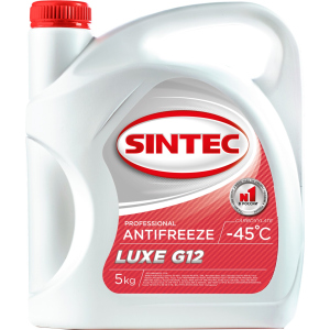 Антифриз Sintec LUX OEM G12 -45°C 5 кг Червоний (613503)