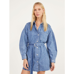 Джинсовая куртка Bershka XAZ261959OERZ S Синяя (DD8000005380345) в Житомире