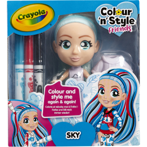 Набір для творчості Crayola Colour n Style Стильні дівчата Скай (918938.005) (8720077189386) ТОП в Житомирі