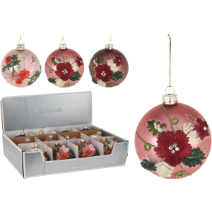 Набір ялинкових куль Christmas Decoration 8 см 12 шт (ABT620250) ТОП в Житомирі