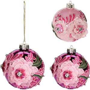 Набір ялинкових куль Christmas Decoration 10 см 6 шт (ACT504730) краща модель в Житомирі