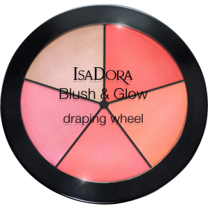 хорошая модель Румяна Isadora Blush & Glow Draping Wheel 56 coral pink pop 18 г (7317851187563)