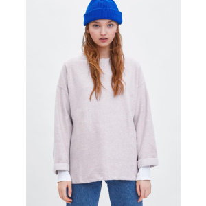 Лонгслив Zara XAZ239063UCNU L Бледно-розовый (DD8000004782393) ТОП в Житомире