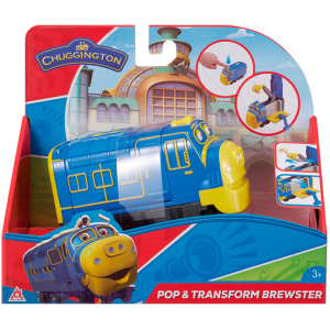 хороша модель Іграшка Chuggington Паровозик Брюстер Грай та трансформуй (EU890102)