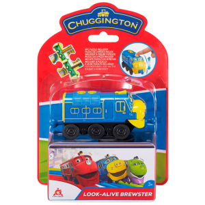 Іграшка Chuggington Паровозик Брюстер з механічною функцією та пазлом (EU890302) ТОП в Житомирі