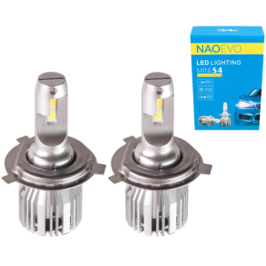 Автолампи NAOEVO S4/LED/H4/Flip Chip/9-16V/30W/3600Lm/EMERGENCY3000K/3000K/4300K/6500K (S4-H4) в Житомирі