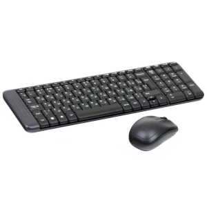 Комплект Logitech Wireless Desktop MK220 (920-003169) Black лучшая модель в Житомире