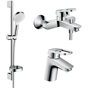 Набір змішувачів для ванни Hansgrohe Logis Loop 71150000+71244000+26553400