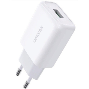 Зарядний пристрій Ugreen CD122 18W USB QC 3.0 Charger White (UGR-10133) в Житомирі