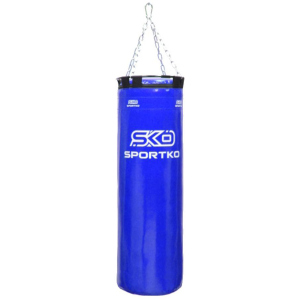 Мішок боксерський Sportko PVC Класик 85 см з кільцем Синій (SP-6424P4)