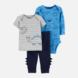 Комплект (футболка + боди + штаны) Carters 1H364510 78-83 см 960 MC Multicol (192136679042) ТОП в Житомире