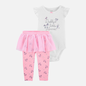 Костюм (боді + лосини зі спідницею) Carters 1I504710 80 см 650 P Pink (194133182983) рейтинг