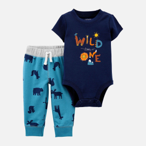 купить Костюм (боди + штаны) Carters 1J456410 74 см 400 N Navy (194133580338)